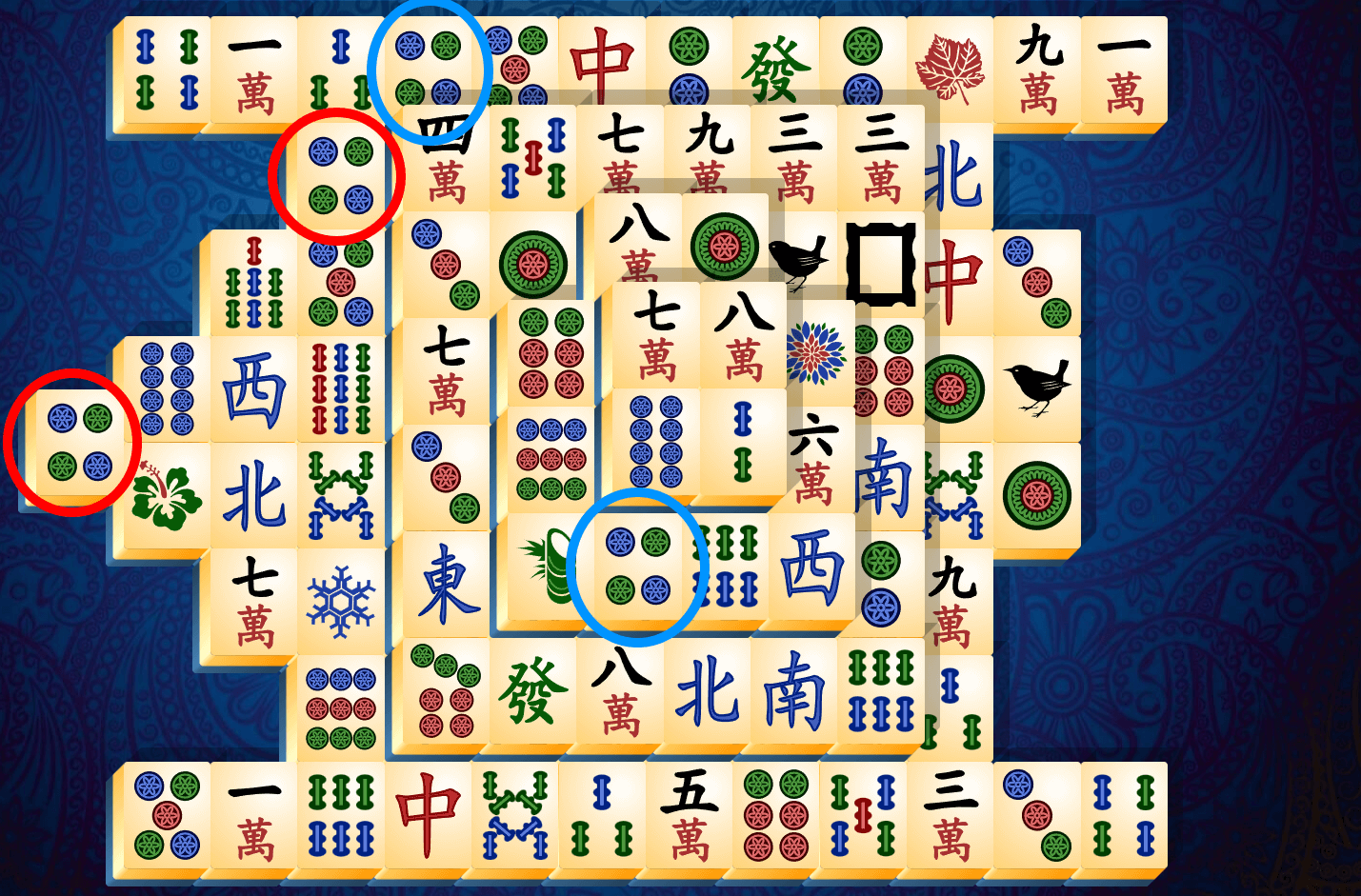 „Mahjong Solitaire“ vadovas, 4 žingsnis