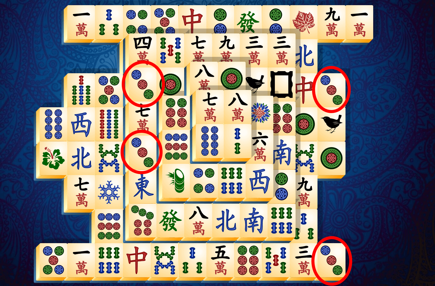 „Mahjong Solitaire“ vadovas, 6 žingsnis